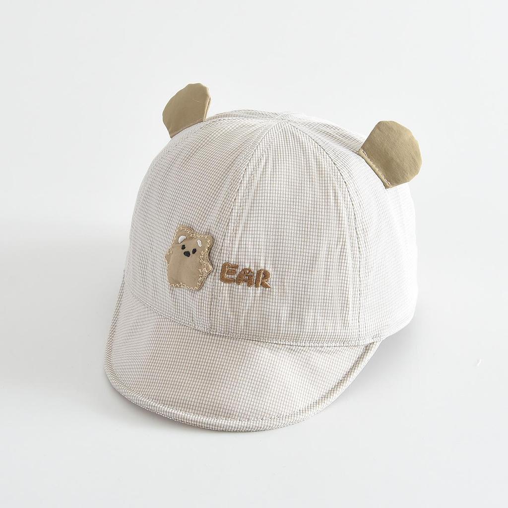 Kids' Soft Brim Duckbill Cap: 3D Cartoon Ear Sun Hat for Boys & Girls