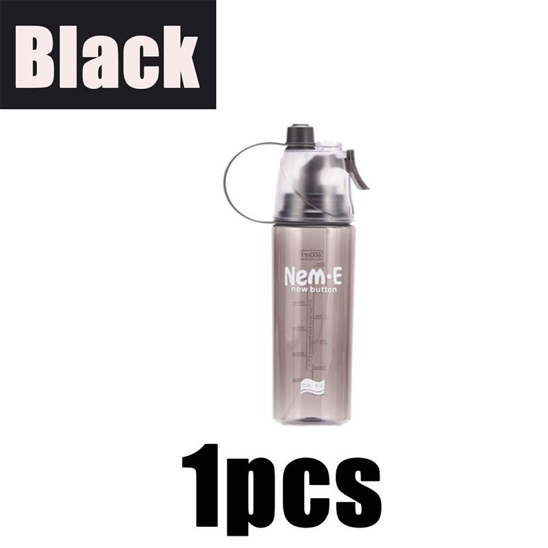 1/2/4pcs 600ml Sports Water Bottle Can Drink Spray Water Bottle Portable Leakproof For Travel Climbing Outdoor Gym Sport Bottles 1