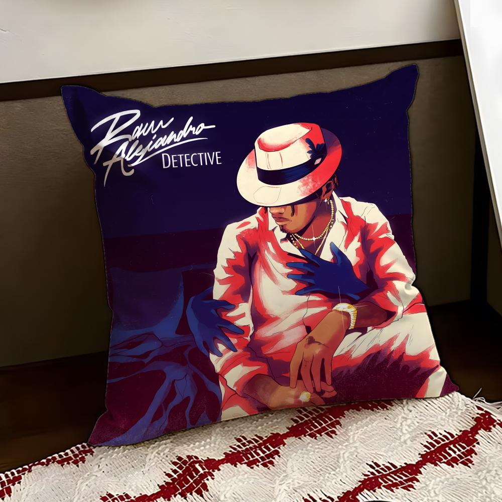 RRauw Alejandro singer Cushion Cover Reversible Soft Durable Pillow Cover Home Car MultiScene Use for Daily Comfort