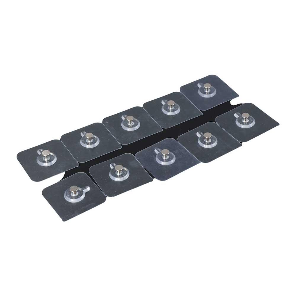 10Pcs Transparent Adhesive Wall Hook Plastic Non Trace Stickers Wall Screws Hanging Nails  Cabinet