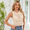 Summer Hollow Knitted Vest Cardigan Top for Women