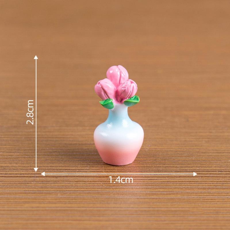 

Композиция из цветов ручной работы Искусство Маленькие вазы для детских комнат Декоративные аксессуары Мини-микроландшафт Настольные украшения 3#