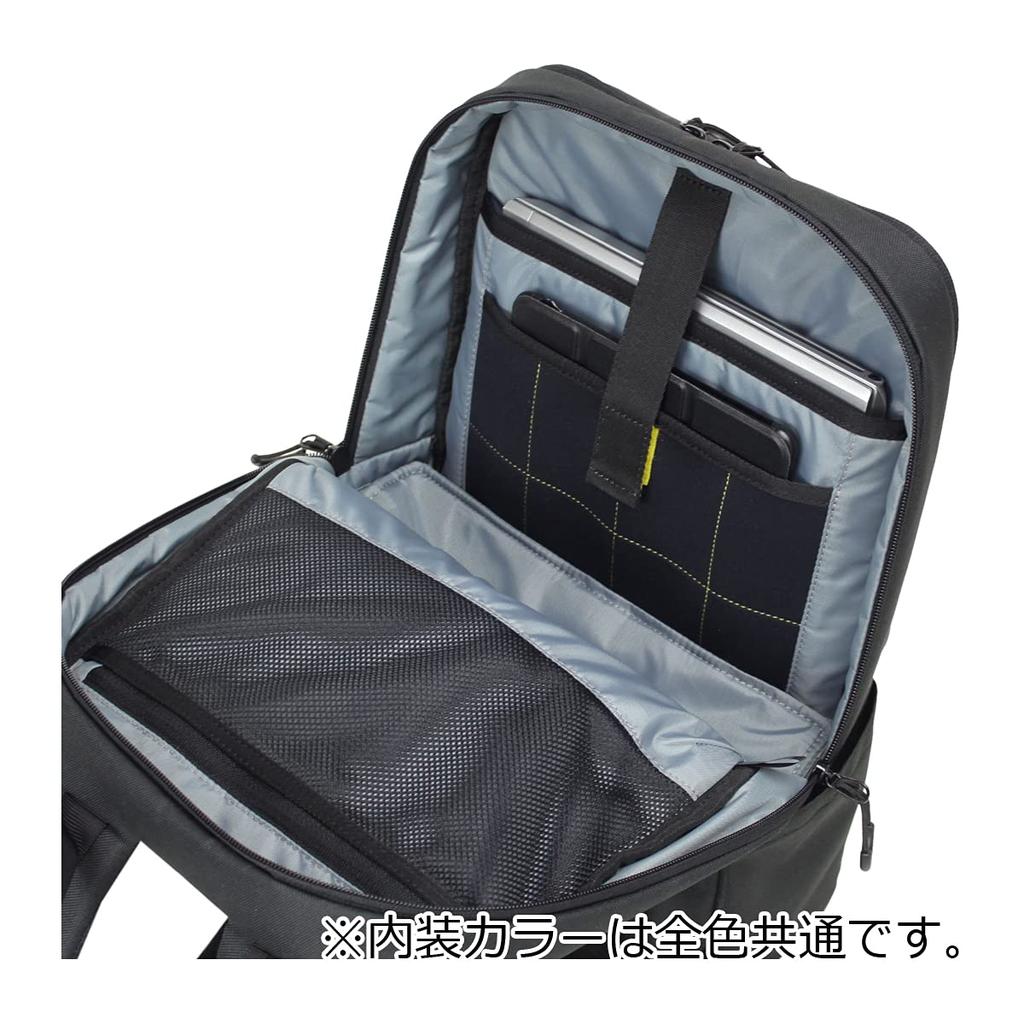 Bermas 1000 Freelancer Business Backpack (6036810), LB Pack, Polyester, Men's, Size 13, Light Gray