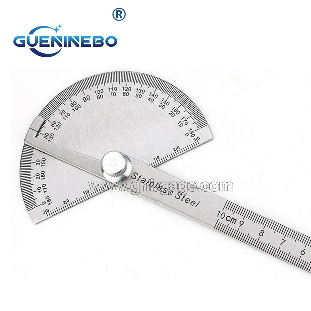 100MM PLATE TYPE PROTRACTOR 0-180 Degree