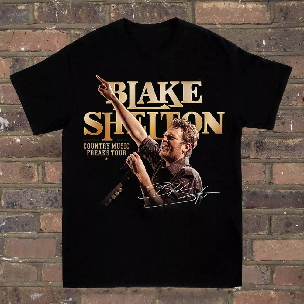 New Hot Blake Shelton Tour Black Cotton All Size Shirt Unisex CM305 Unisex T-Shirt M