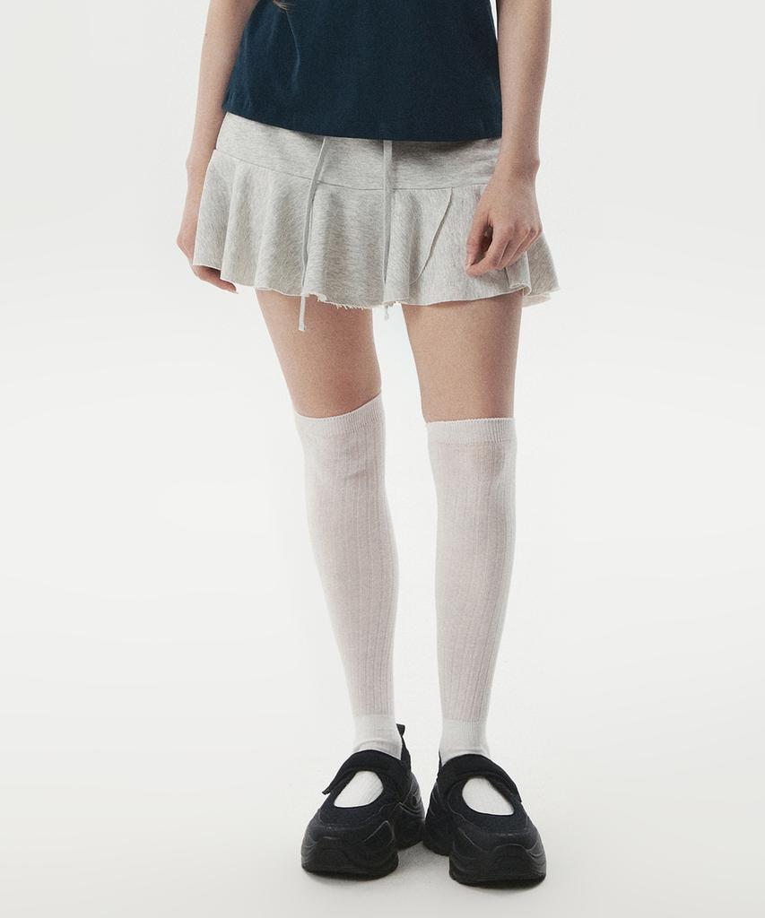 WHO.A.U Banding Ruffle Mini Skirt(F) / Whtmg3791F