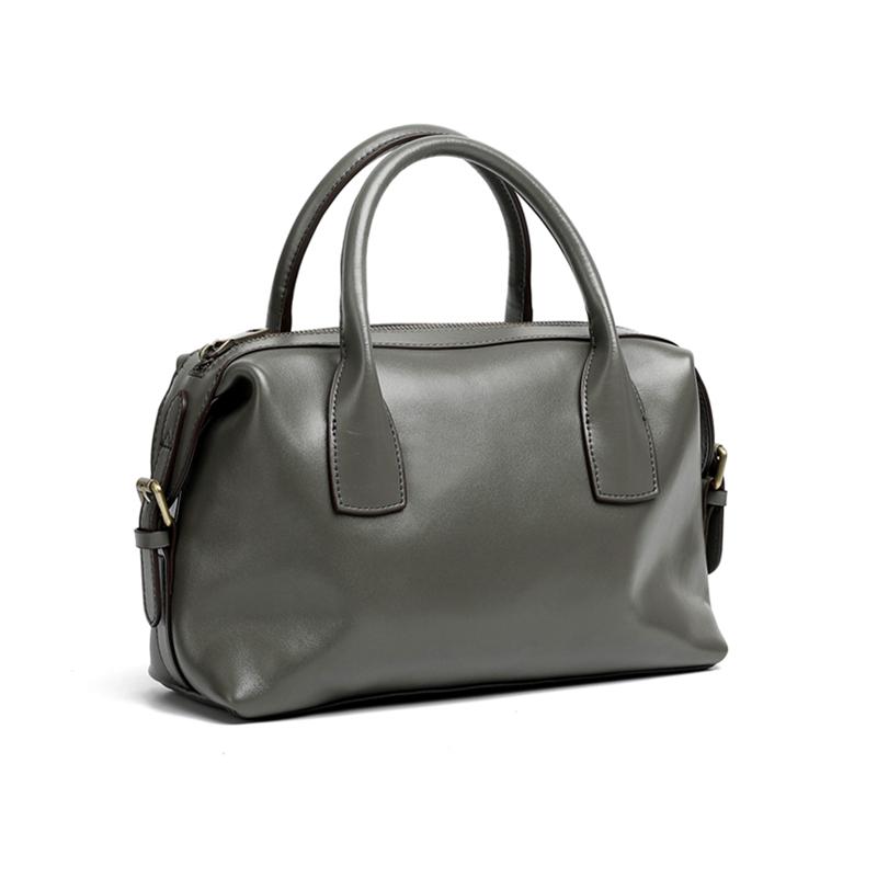 Burminsa Rindsleder Echtes Leder Kissen Tragetaschen Handtaschen Für Damen 2026 Luxus Designer Bowling Arbeit Damen Schulter Crossbody Taschen