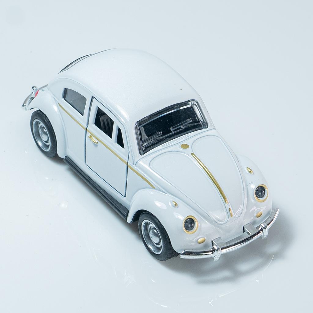 1: 36 Classic Beetle Alloy Car Mini Double Door Die Casting Model Color Retro Old Master Vehicle Children's Birthday Toy Gift