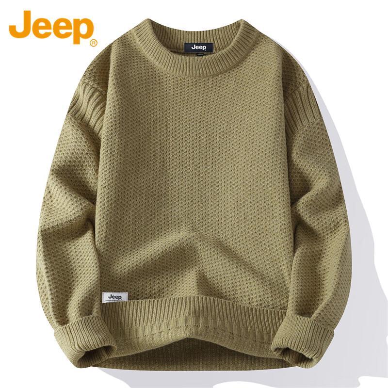 JEEP Men's Autumn/Winter Crew Neck Knit Sweater