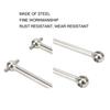 2Pcs RC Drive Shaft Steel Efficient Drivetrain Rust Resistant RC CVD Drive Shaft for   1Celsius5 Outcast Kraton 8s
