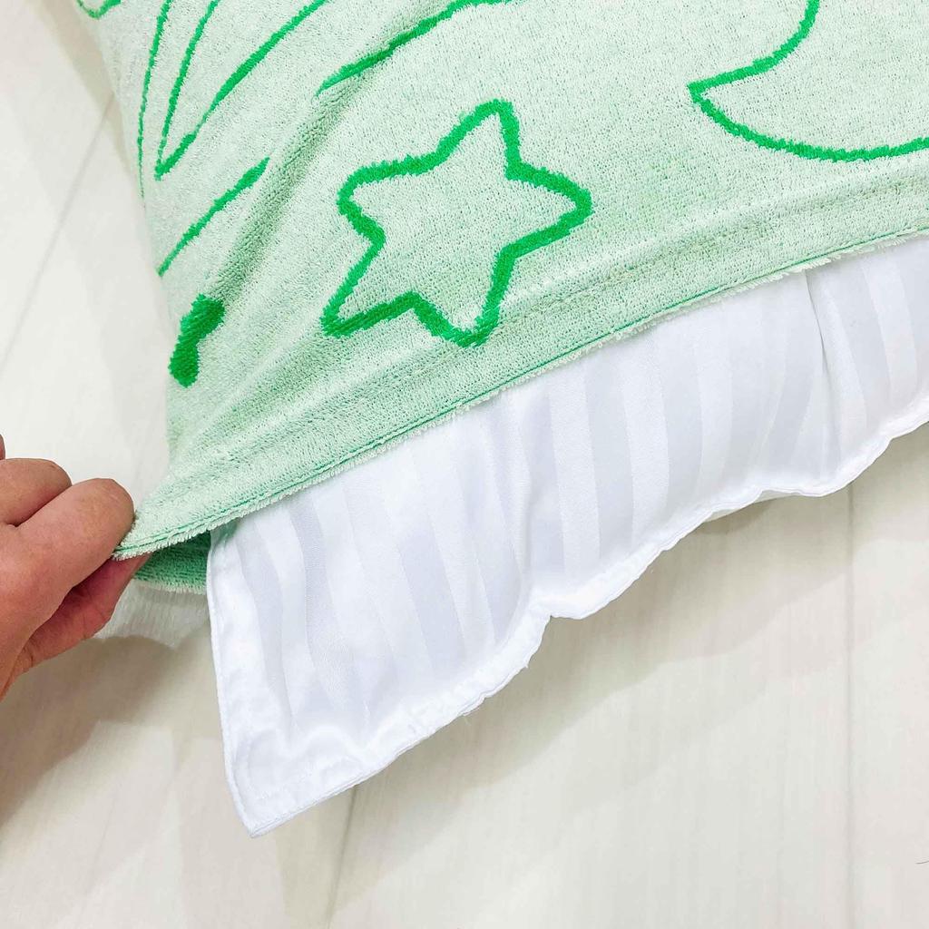 MORIPiLO Pokemon Terry Nyaoha Elástico 43x63cm 35x50cm Adequado para Pais e Fofo Pelúcia Pokemon Morishita Travesseiro Fronha de Travesseiro, Tecido, (Pelo Macio,