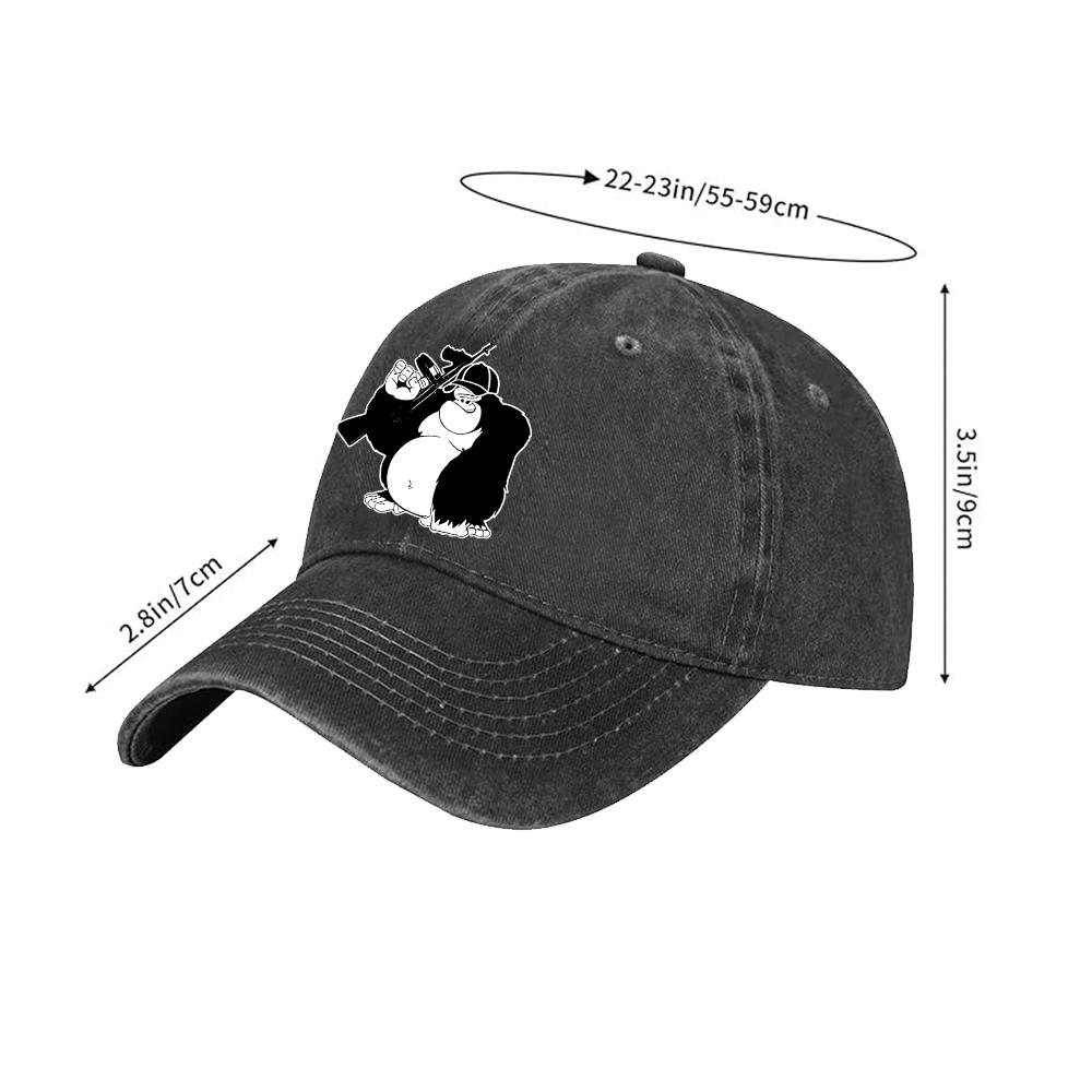 Multiple prints Casual Street Denim Baseball Cap with Sun Visor, Hip Hop Style Sun Hat for Men and Women