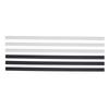 Coffee Pod Holder Wall Mount Under Cabinets Vertically Horizontally Storage Strips PVC 3 Black + 3 White