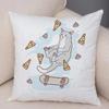 Funny Pet Cat Decorative Pillowcase Living Room Office Home Pillowcase Car Ornaments