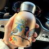 Cute Portable 304 Stainless Steel Insulated Cup Double Wall 300ml Coffee Mug Leak-Proof Mini Water Bottle Outdoor Travel Office
