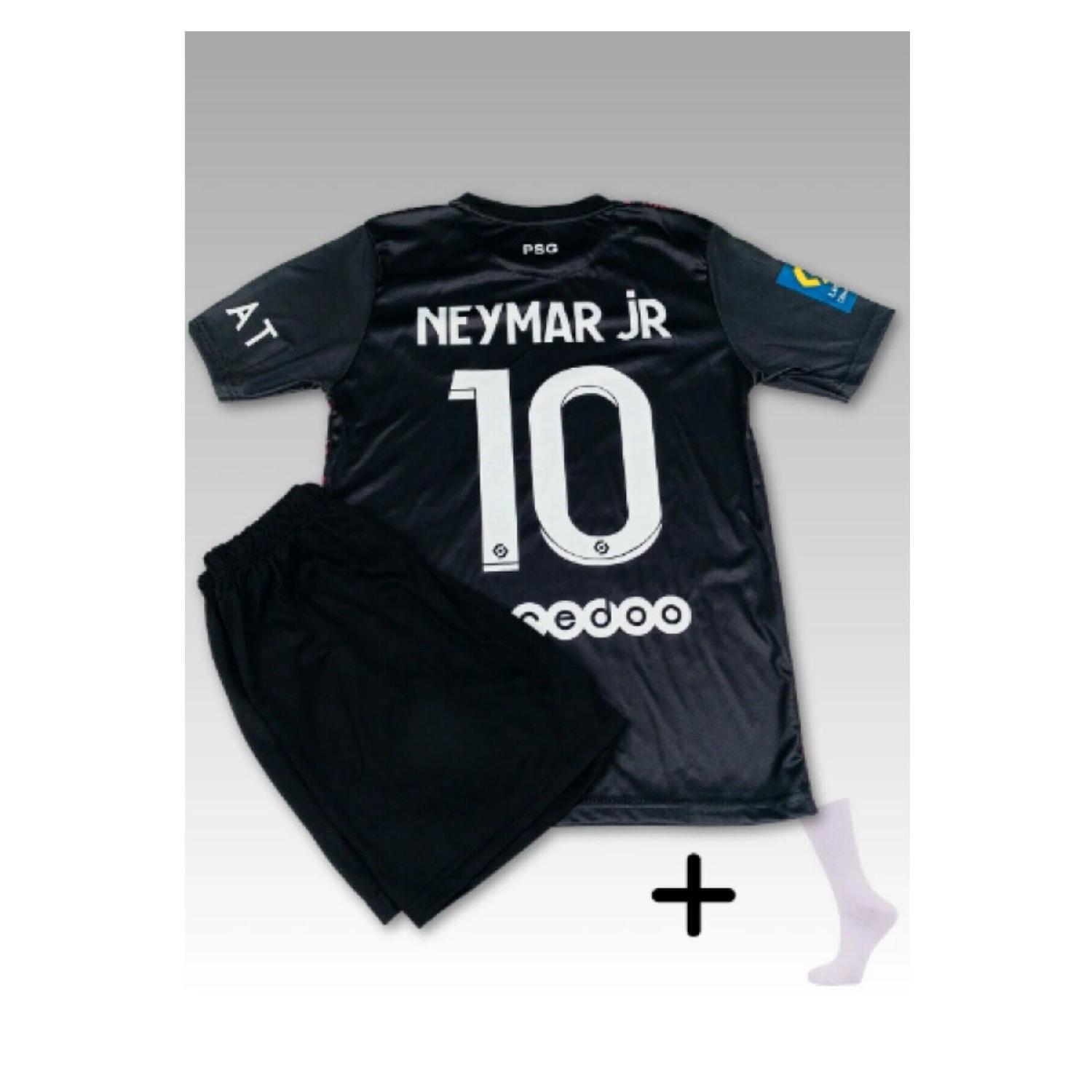 

Paris Neymar Snake Pattern Kids Новый сезон Джерси-шорты-носки-браслет 3-4 Yaş чистый