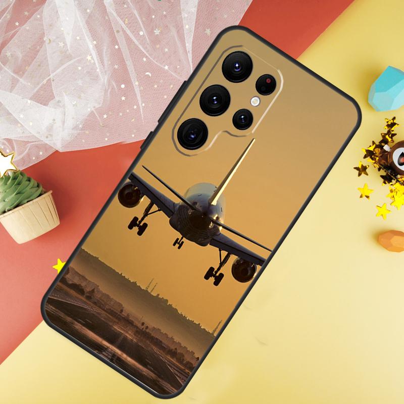 Flugzeug Flugzeug Flugzeug Handyhülle Für Samsung Galaxy S26 S25 Ultra S23 FE S21 S20 S22 S24 Ultra S10 Plus Hülle Coque