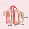 Makeup PVC Jelly Bag Business Trip Transparent Toiletries and Cosmetics Bag Travel Waterproof Swimming Storage Beach Bag