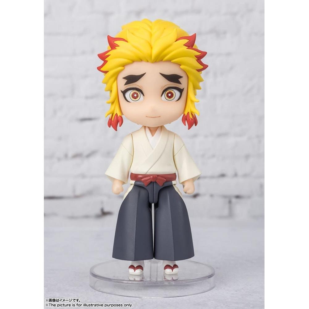 Figuarts mini Demon Slayer: Kimetsu no Yaiba Rengoku Senjuro ca. 90 mm PVC & ABS malt bevegelig figur