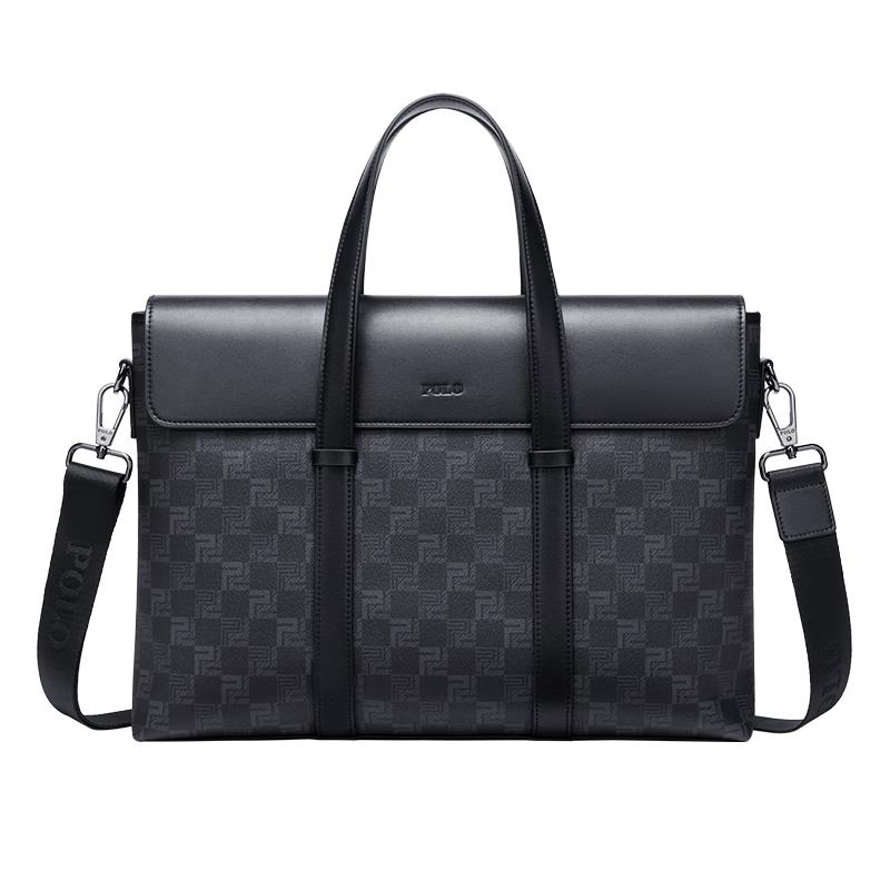 

Мужская деловая сумка POLO через плечо для ноутбука 15,6 дюйма 15.6-inch