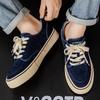 Men 's Casual Four Seasons Fashion Canvas Skateboarding Students Comfortable Sneakers Boys Trending Soft Sole Breathable Shoes