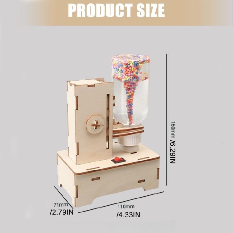 Physics Classroom Demonstration Model Water Vortexes Generator Wooden STEM Learning Tool