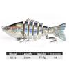 7 10cm Multi-section Bait Plastic Hard Bait Fake Bait Simulation Bionic Freshwater Luya Bait