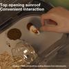 Large Space Hamsters Cage with Ventilated Lid Clear Pet Cage Indoor Resting Sleep Villa for Chinchillas Guineapigs