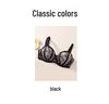 European & American Plus Size Anti-Sagging Mesh Lingerie Bra for Large Busts