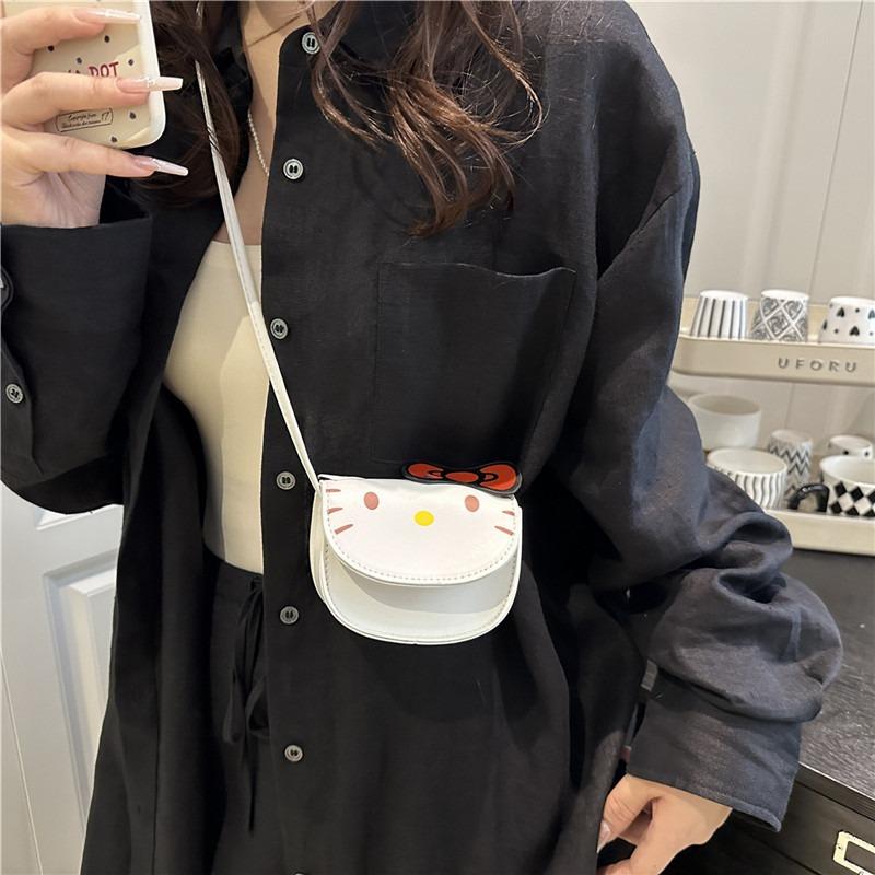 Cute new shoulder messenger bag cartoon kt cat girl bag summer small bag girl mini bag