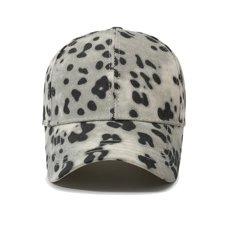 Leopard Print Baseball Cap Unisex Sun Protection Outdoor Cap Spring Autumn Cap