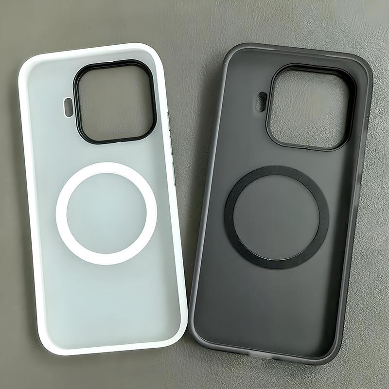 Für Xiaomi 17T/17T Pro Hülle Magsafe Schlank Mattschwarz Transluzent Mattiert Fallschutz Hautfreundliche Haptik Kratzfeste Abdeckung