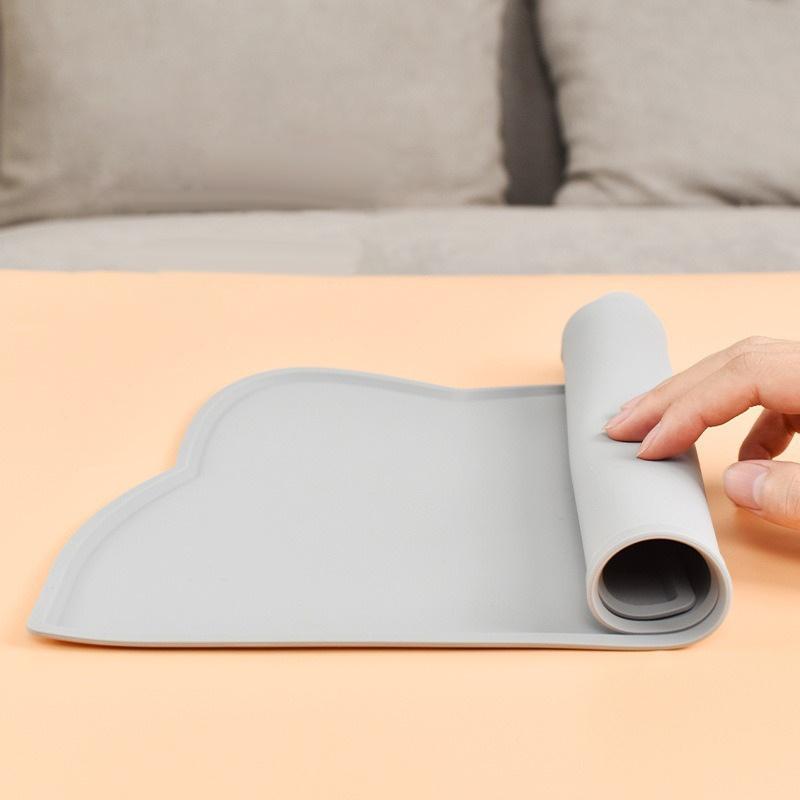 Lebensmittelechtes Silikon Katzenmatte Schmutzabweisend Leicht zu reinigen Katzen- und Hundenapfmatten Wasserdicht und auslaufsicher Rutschfeste Unterlage Haustierprodukt