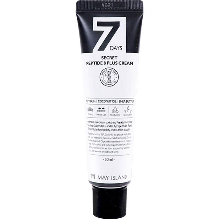 May Island 7 Days Secret Peptide 8+ Cream Firming Anti Aging Moisturizer 50ml
