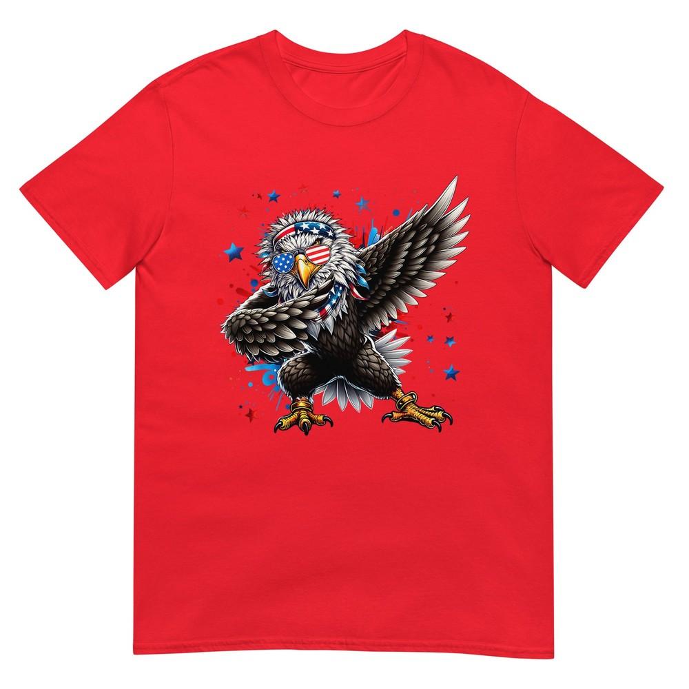 Patriotic Eagle 4th Of July Usa American Flag Unisex Boys Kids TShirt S