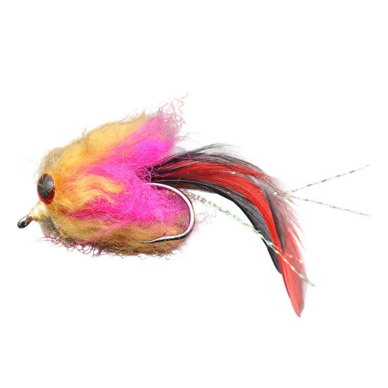 Feather Bird Fly Fishing Lure, Handcrafted Artificial Streamer Fly Hook for Trout Bass Salmon, Freshwater Saltwater Fly Fishing Accessories