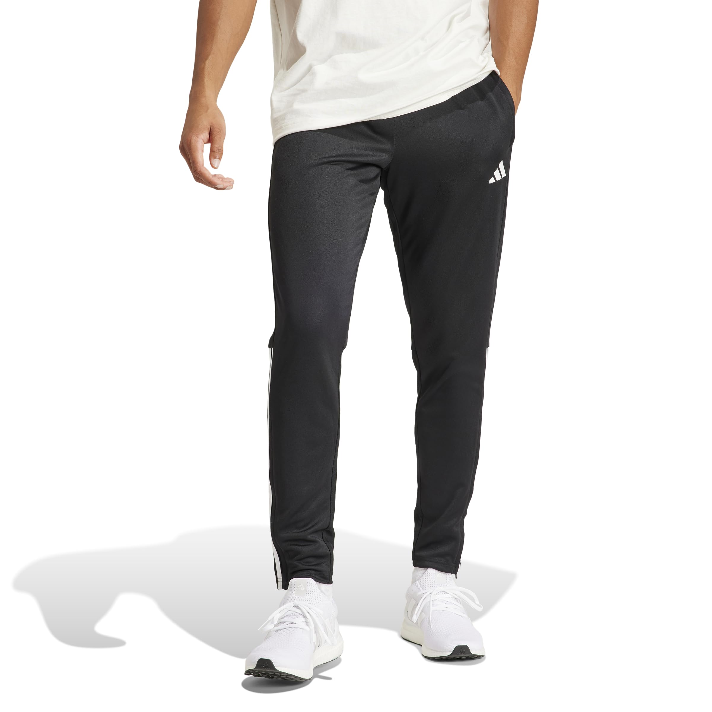 

Длинные брюки Sereno Aero Lady Cut 3 Stripes Regular Slim Tapered Pants KNA77 L [Adidas] мужские черные/белые (IR7848)