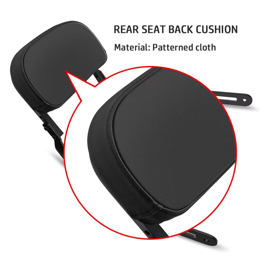 Motorcycle Accessories eliminator se 400 500 450Rear Passenger Backrest Cushion ELIMINATOR SE 400 450 500 2024 Rear Backrest Kit