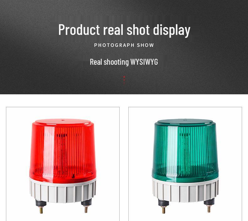 LTE-5181 High-Intensity LED Strobe Light - Ultra-Bright, Large, and Loud Warning for Engineering and Guard Booths.