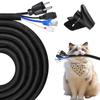JAHOMFAI Cable Sleeve for Dogs and Cats, 3M, 25mm Diameter, Pet Cable Protection Cover, Chewing Prevention, Cord Concealment for USB, Power, Audio,