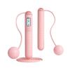 Anti-Skid Ropeless Jump Rope Cordless Digital Skip Rope Portable Counting Skipping Rope  Home Use