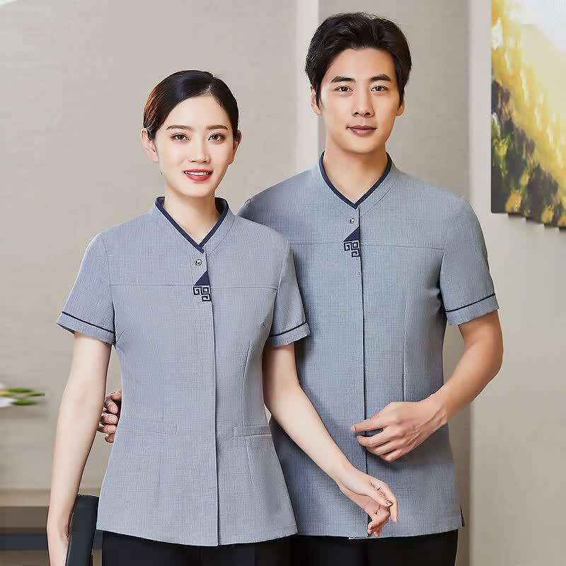 Unisex Hotel & Housekeeping Short-Sleeve Uniform