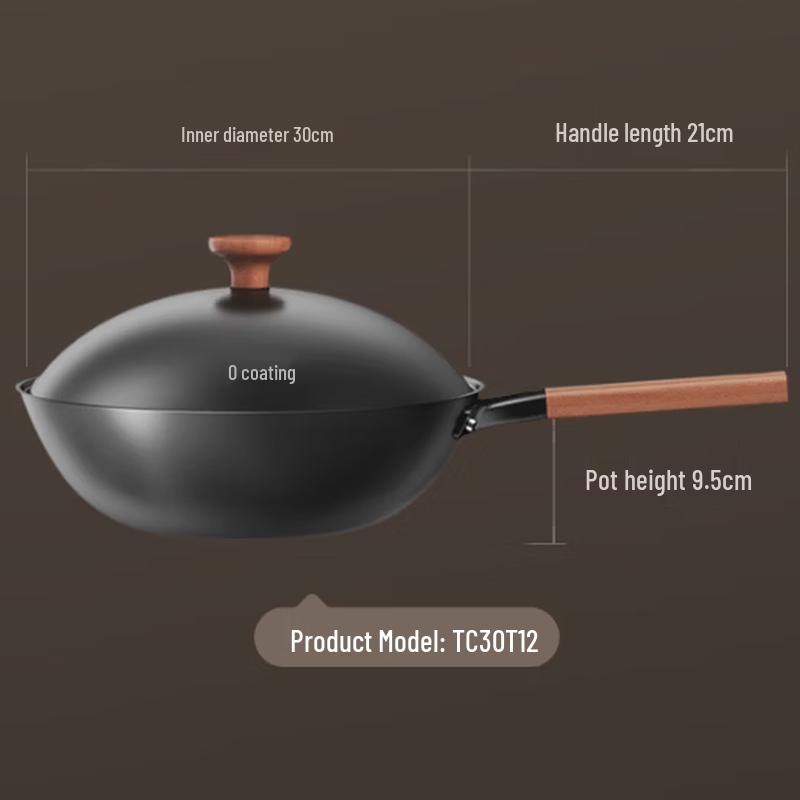 

Sanhe Healthy Titanium Iron Non-stick Wok