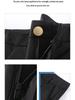 Women's High Waist Slimming Black A-line Suit Shorts for Spring 2026 - Versatile Wide Leg Quarter Pants