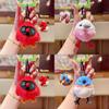 Bubble Blowing Bird Plush Keychain Animal Toy Pendant Doll Cartoon Gift Kids