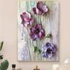 Thick Oil Canvas Flower Wall Art Poster for Living Room, Bedroom, Office