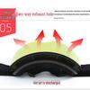 Cylindrical Double-Layer Anti-Fog Ski Goggles for Myopia & Snow Blindness Protection