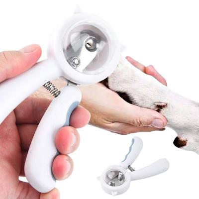 Tăietor profesional pentru unghii de animale de companie Tăietoare Foarfece de îngrijire Anti-stropire Trimmer pentru gheare de animale Accesorii pentru câini