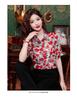 2025 New Chinese Style Fashion Printed Shirt for Women