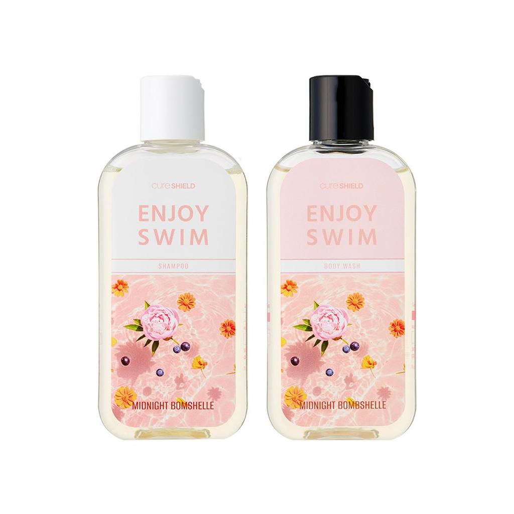 Enjoy Swim Shampoo & Body Wash Basic Set Pool Chlorine Odor Removal 200ml